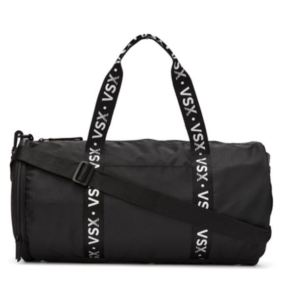 Victoria's Secret Handbags - NWT VSX Duffle Bag Black & White Monogram